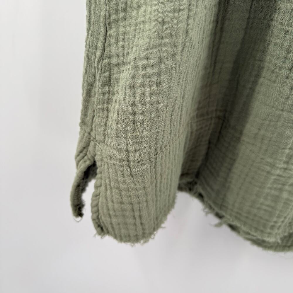 Amadi Dress Women’s Extra Small NEW Anthropologie Nola Off Shoulder Green NWOT - Picture 13 of 16